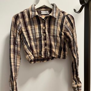 Urban Outfitters S-P crop blouse